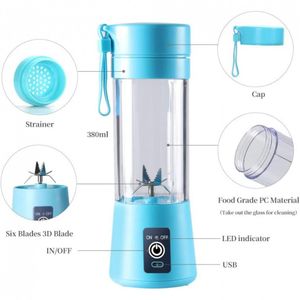 Liquidificador Portátil 380ml 2000mAh 3 - 6V Azul - Outros Preparação de  Alimentos a Frio - Compra na