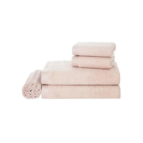 Jogo de toalhas Trussardi Maggiore 5 peças soft rose
