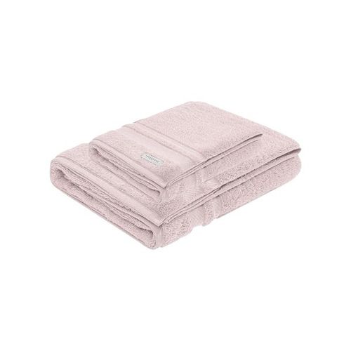 Jogo de toalhas Trussardi Lorenzi 2 peças 86cmx1,50m Soft Rose
