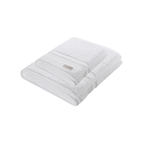 Jogo de toalhas Trussardi Lorenzi 2 peças 86cmx1,50m Branco