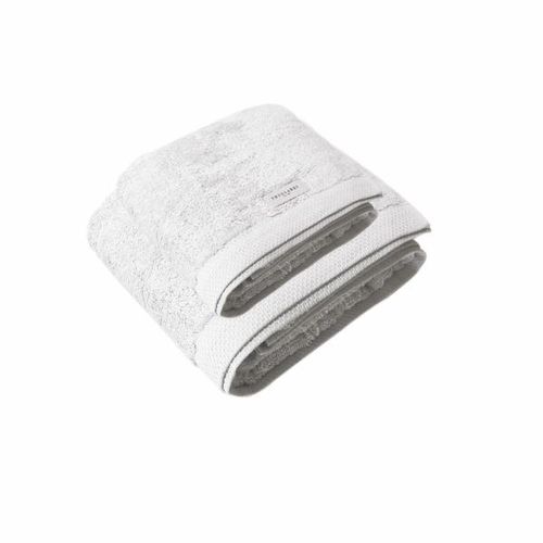 Jogo de toalhas Trussardi Domani 2 peças 86cmx1,50m Branco