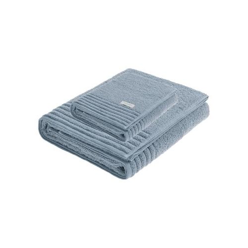 Jogo de toalhas Trussardi Imperiale 2 peças 86cmx1,50m Azzuro