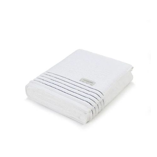 Toalha de banho Trussardi Palladio 100% Algodão 86cmx1,50m Branco/Granel Toalha de banho Trussardi Palladio 100% Algodão 86cmx1,50m Branco/Granel