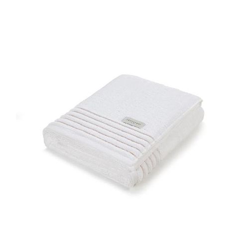Toalha de rosto Trussardi Palladio 100% Algodão 48cmx80cm Branco/Rosato Toalha de rosto Trussardi Palladio 100% Algodão 48cmx80cm Branco/Rosato