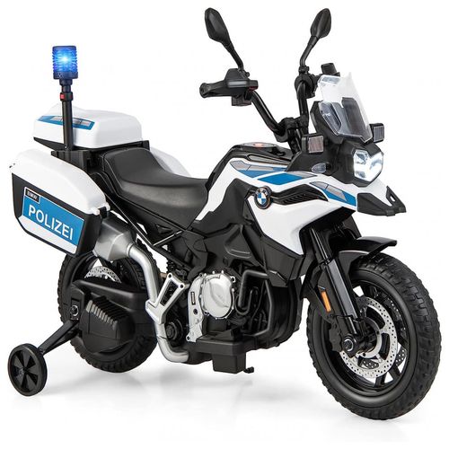 Moto Elétrica Infantil BMW Bateria 12V 3 Rodas com Luzes e Sons USB,  COSTZON, Azul - Dular