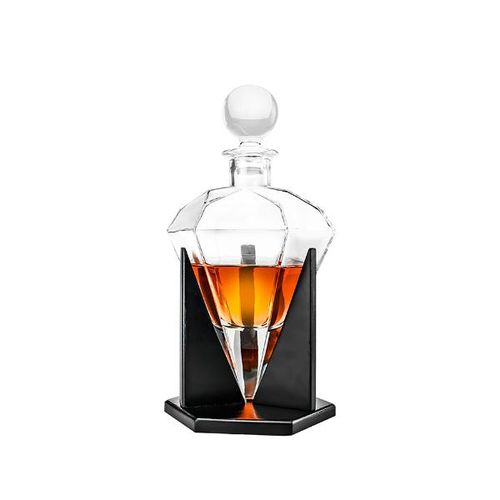 Garrafa para whisky em cristal Fracalanza Old Blend 800ml 29,5cm