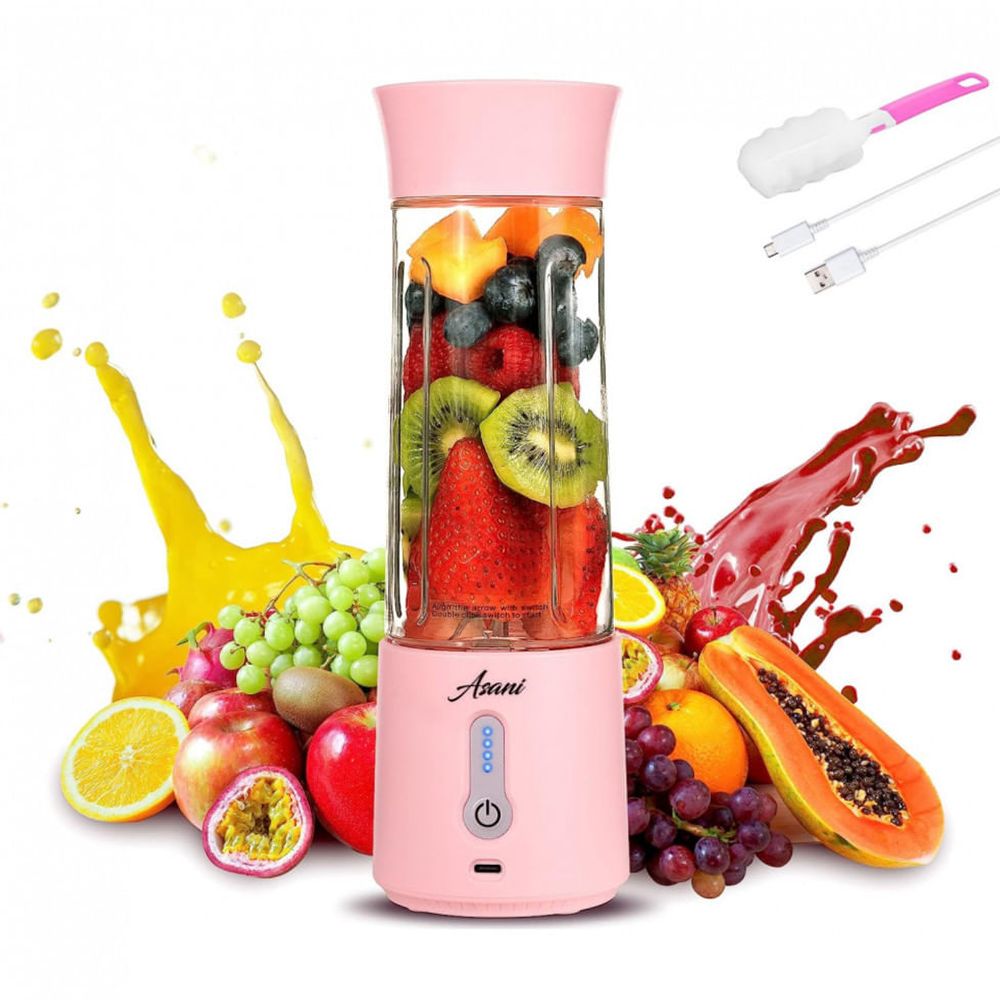 Mini Liquidificador Portátil 500mL com Carregamento USB e