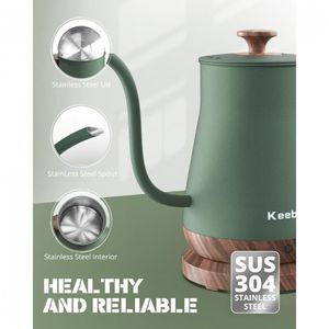 Chaleira Elétrica BUYDEEM K821 800mL em Aço Inoxidável com