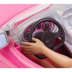 Carro Conversível da Barbie com 2 Lugares e Boneca Inclusa, Rosa - Blumenau