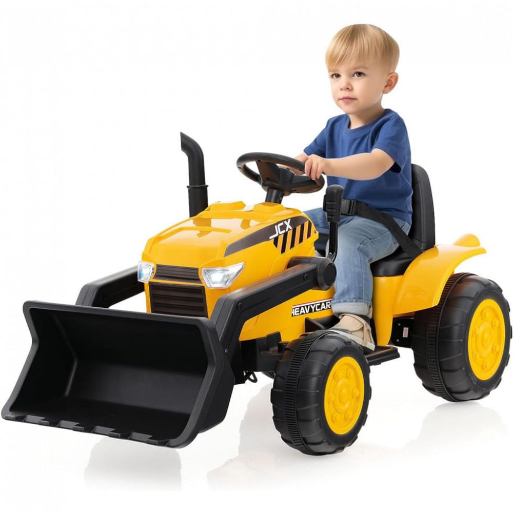 Trator Infantil Elétrico em Amarelo - Diversão com Controle Remoto