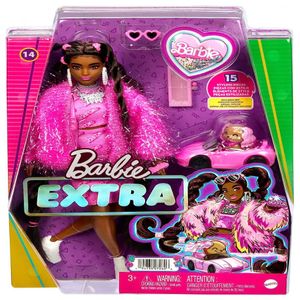 Barbie Extra - Carro Conversível - Prateado Brilhante - 16 cm