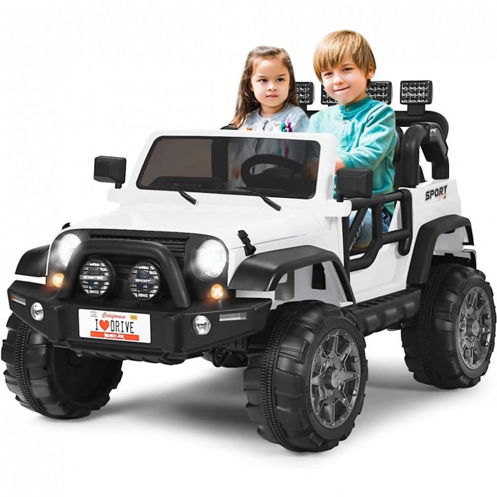 Jeep carrinho elétrico infantil c/ controle remoto menino menina