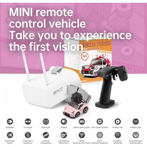 Mini Carrinho de Controle Remoto com Câmera HD e Óculoa FPV para Adultos,  SNICLO DIATONE, Cinza - Dular