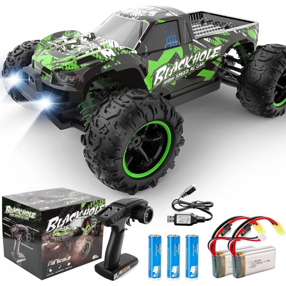 Carro de controle remoto RC Cars para adultos Crianças, 1 18 RC Car RC Truck,  4WD High Speed 40 KM H Off Road Monster  - Dular