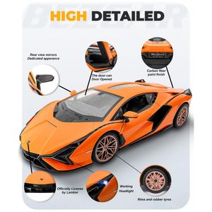 Carrinho de Controle Remoto Lamborghini 2,4Ghz para Crianças de 3