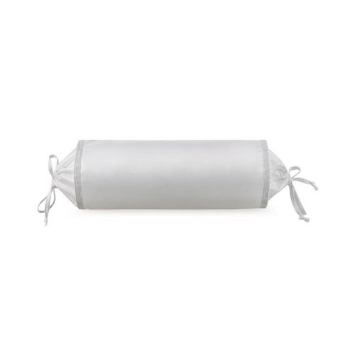 Almofada Rolinho Trussardi Matheus 1000 fios 16cmx40cm 100% Algodão Egípcio Branco/Platino Almofada Rolinho Trussardi Matheus 1000 fios 16cmx40cm 100% Algodão Egípcio Branco/Platino