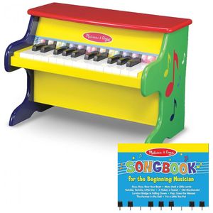 Piano Clássico Infantil de Madeira com 30 Teclas com Banco, 4 Pernas e  Suporte para Partitura, Goplus, Colorido - Dular