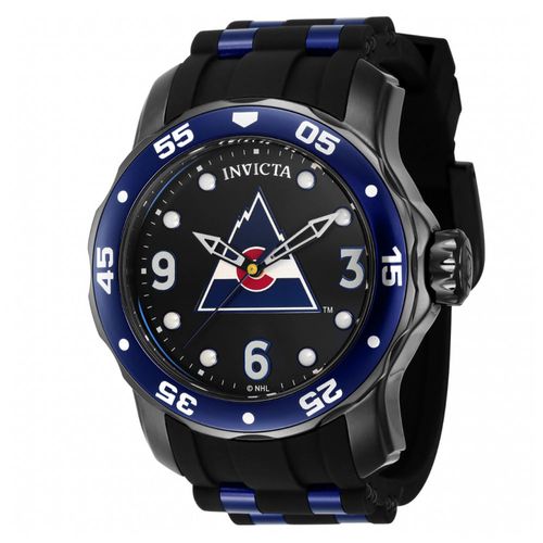 Relógio Masculino NHL Colorado Avalanche, Invicta ZG42652, Preto E.