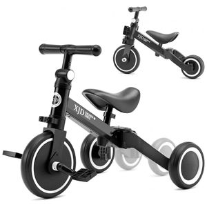 Triciclo Infantil 4 em 1 com Pedal Removível para Crianças de 2 a