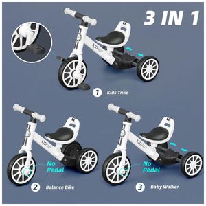 XJD Triciclos infantis 3 em 1 para crianças de 10 meses a 3 anos