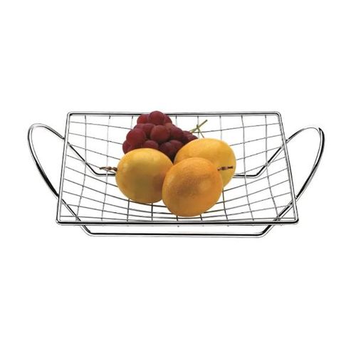 Fruteira de mesa com alça Utimil 35x43x13cm cromado