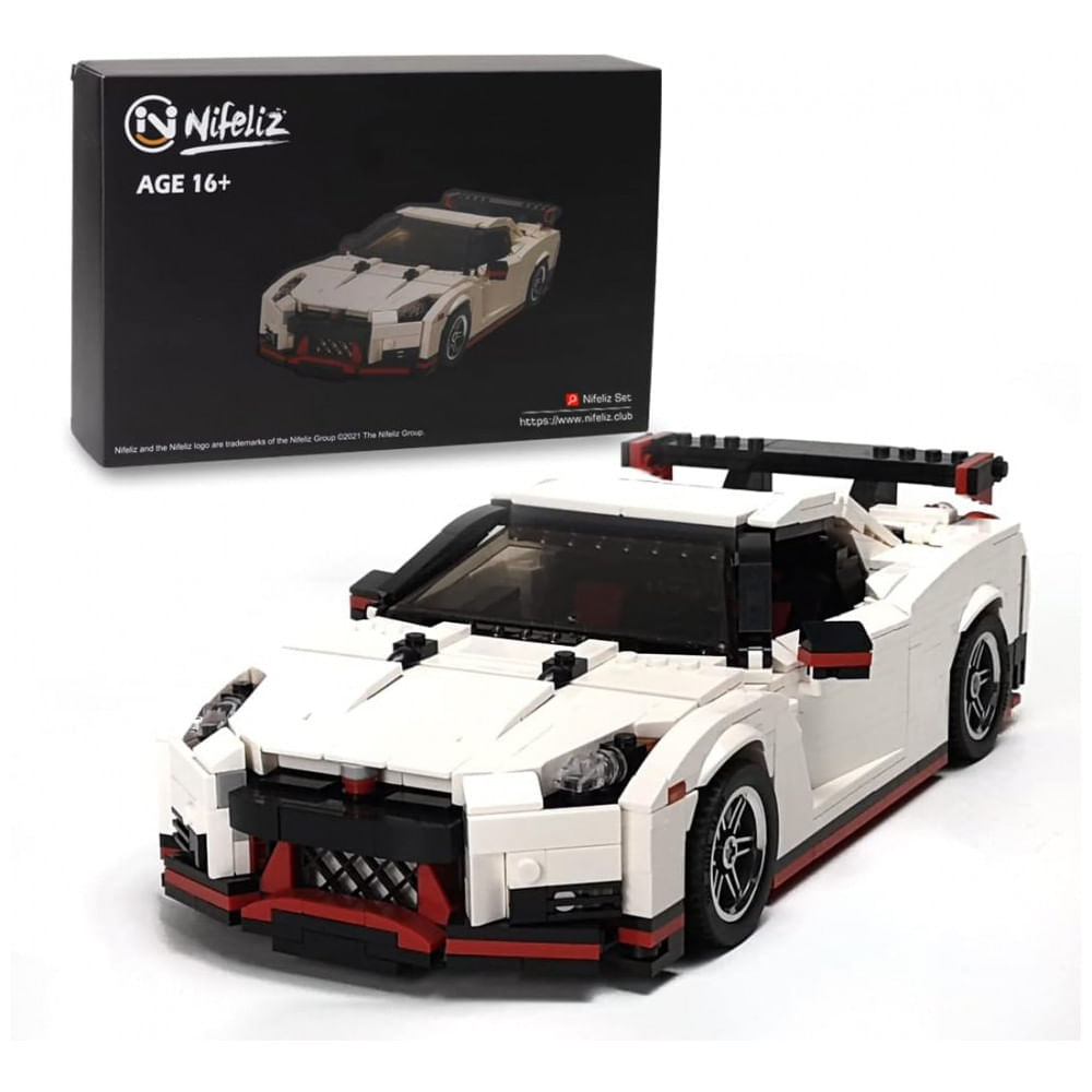 Compatível Com Lego Blocos De Construção Carro Corrida Montagem