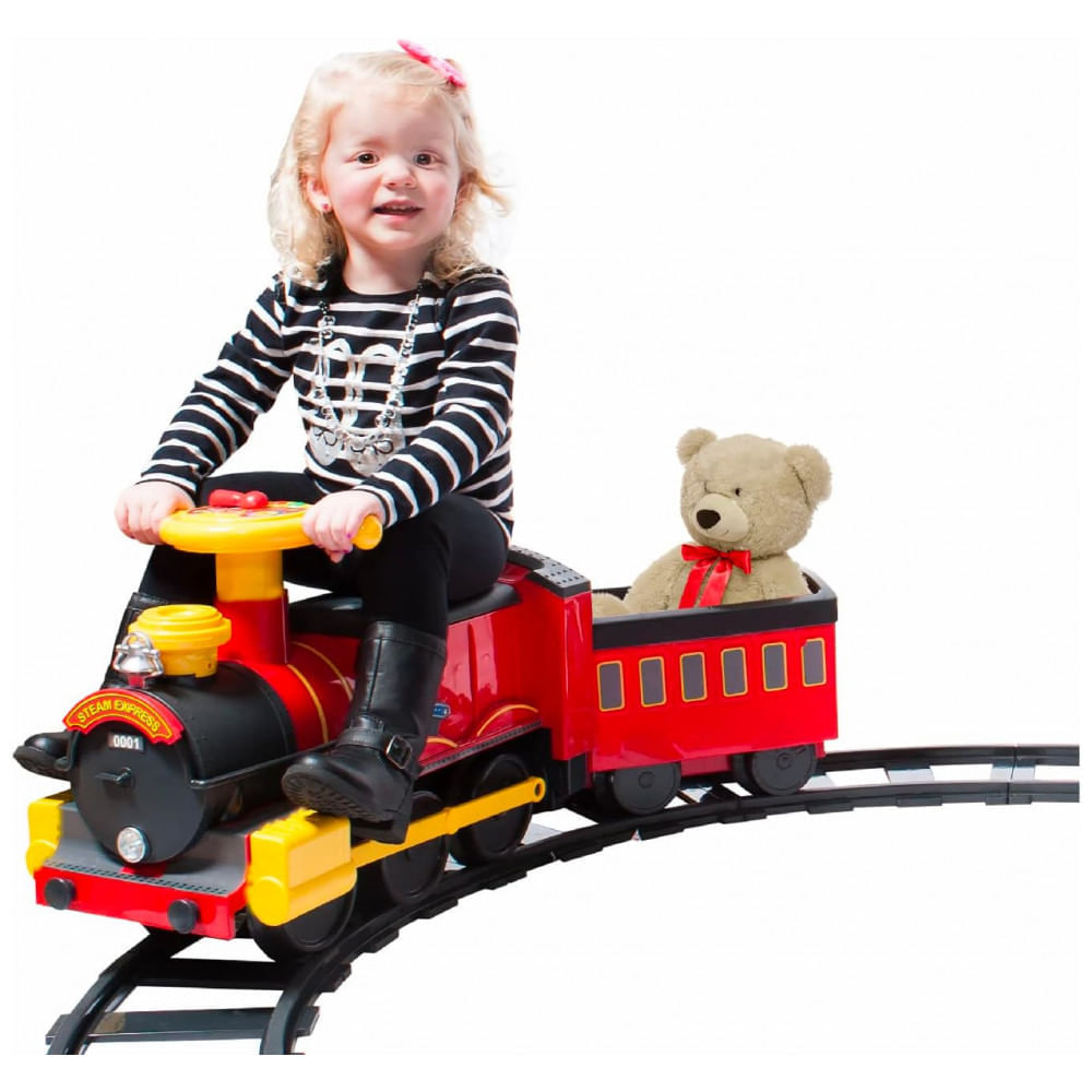 Trem Locomotiva Infantil Solta Fumaça E Luzes E Sons Fun Train - Toy king -  Trem de Brinquedo - Magazine Luiza
