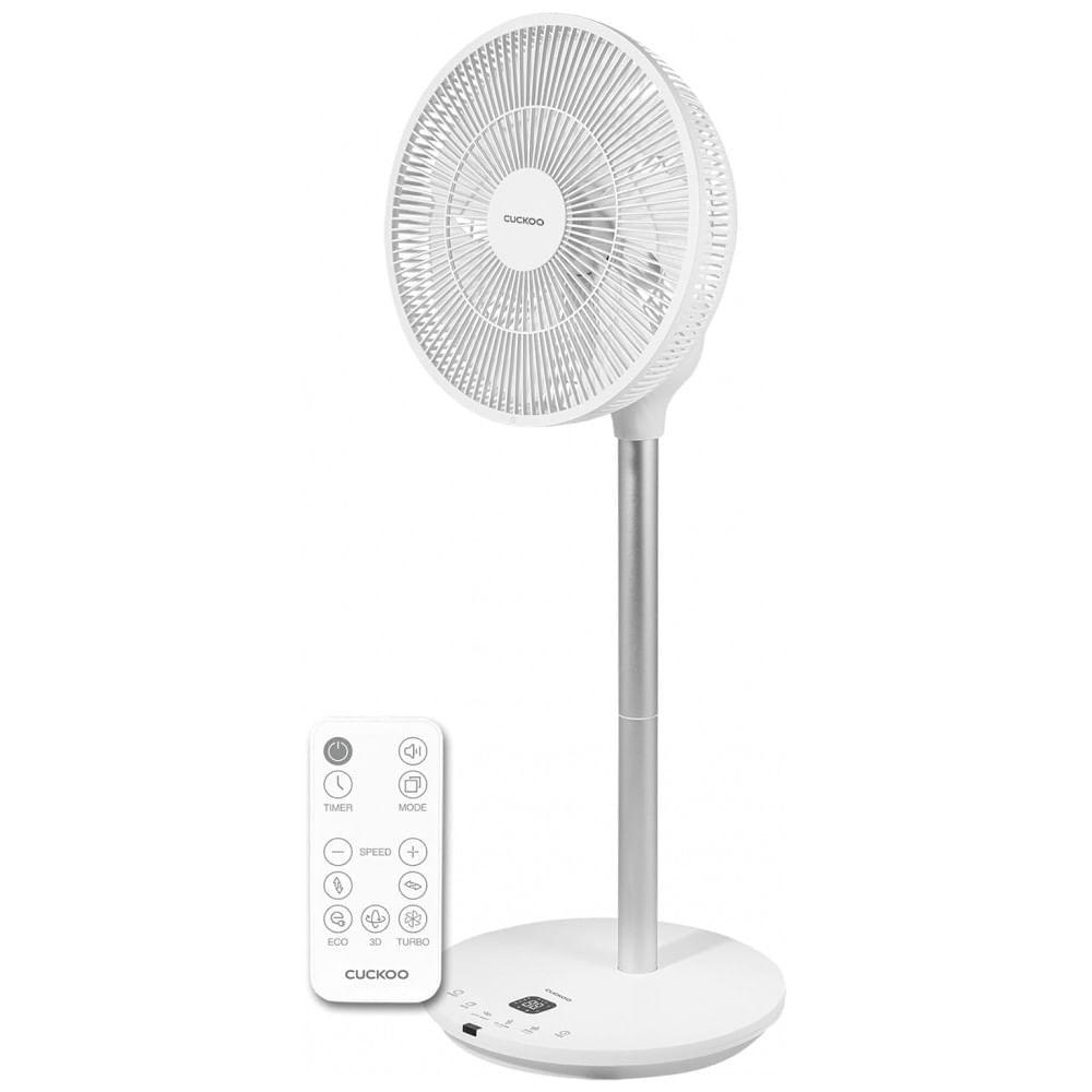 Ventilador de Torre 4 em 1 com 12 Velocidades, Oscilação 360