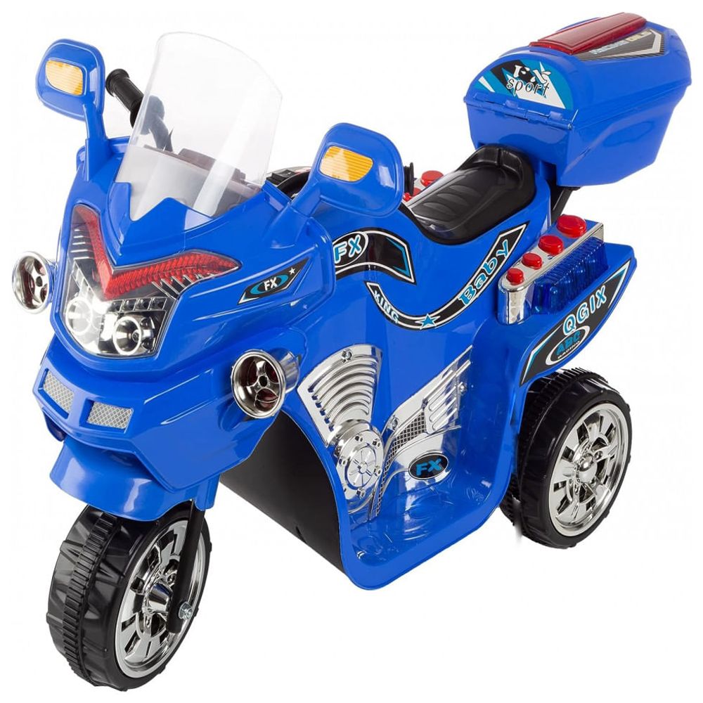 Moto Elétrica Infantil a Bateria 6V com Sons e Luzes, Idade Rec 2 a 4 anos,  Branca, AOSOM, Branco - Dular