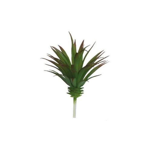 Suculenta agave em plástico Brilliance 21cm verde