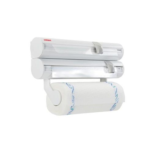 Porta-papel toalha em plástico Leifheit Bolero 38,8x13,2x15,1cm branco