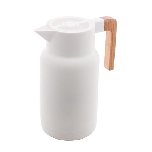 Garrafa térmica em plástico Lyor Organic 1 litro branca