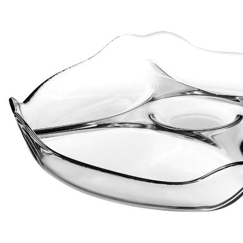 Petisqueira redonda em vidro Pasabahçe Basic 25,2x4,2cm - 46408