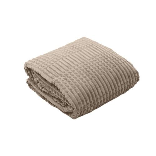 Cobertor Flannel Mont Blanc Andreza Casal 1,80mx2,20m Bege