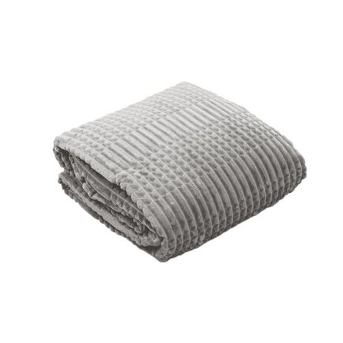 Cobertor Flannel Mont Blanc Andreza Casal 1,80mx2,20m Cinza