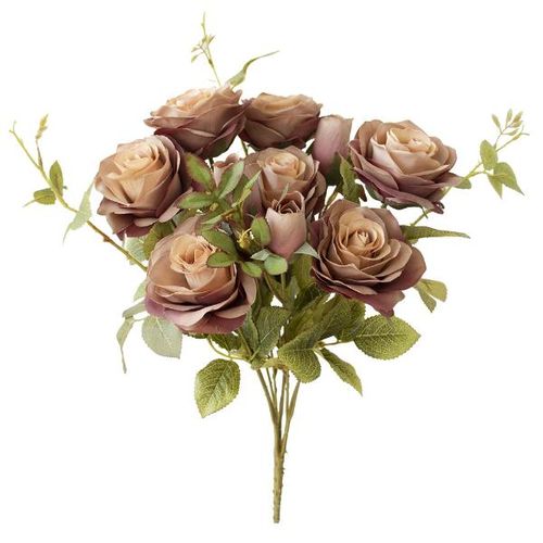 Buquê de rosas Brilliance Diana 50cm marrom