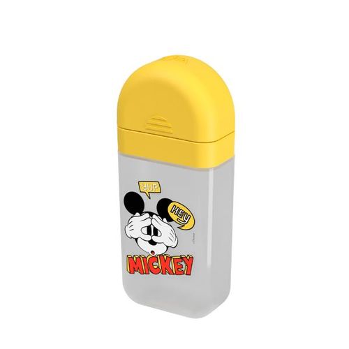 Porta-alcool gel plástico Coza Disney 50ml amarelo