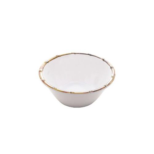 Bowl em melamina Bon Gourmet Bambu 15x6cm branco