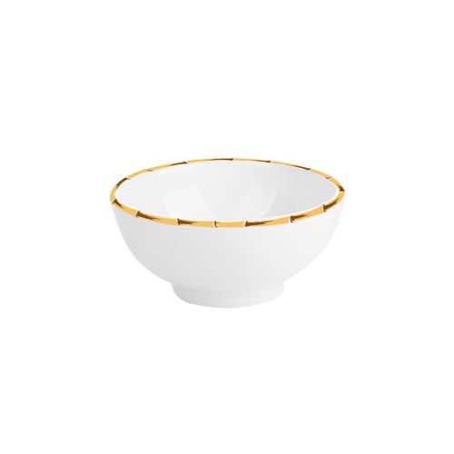 Bowl em porcelana Lyor Bambu 12,8X6,4cm branco