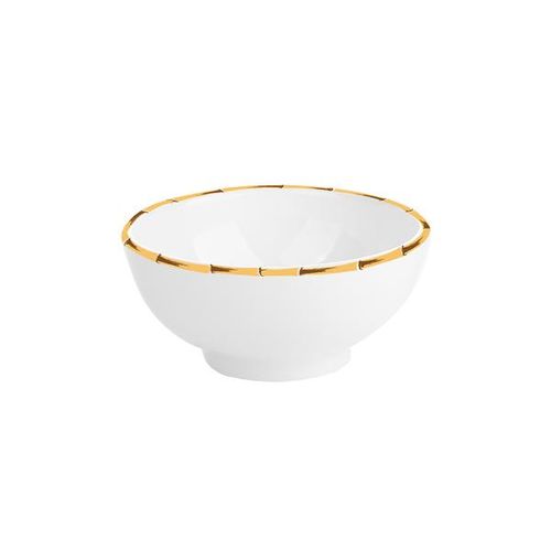 Bowl em porcelana Lyor Bambu 18X8,3cm branco