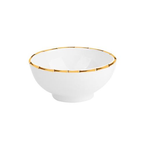 Bowl em porcelana Lyor Bambu 20,4X8,7cm branco