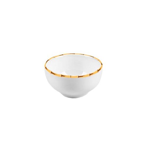 Bowl em porcelana Lyor Bambu 10X5,1cm branco