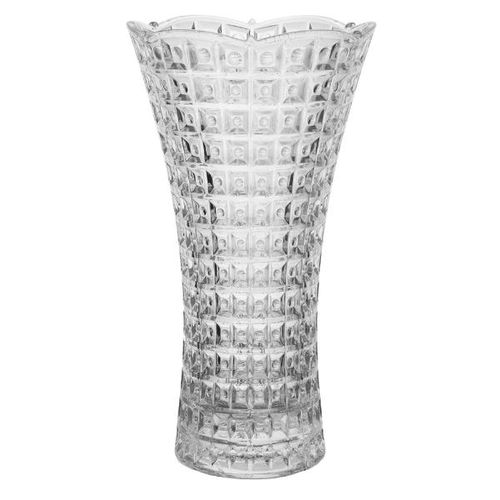 Vaso floreiro acinturado em cristal L'hermitage Chevalier 13X24cm