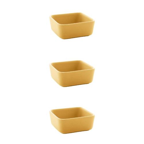 Jogo de bowls Bon Gourmet Nórdica 9x9x4cm 3 peças amarelo