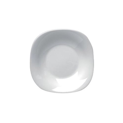 Prato fundo em vidro Bormioli Rocco Parma 22,5x22,5cm branco