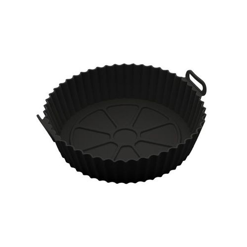 Forma redonda em silicone para Air Fryer Lyor 19x6,5cm preta