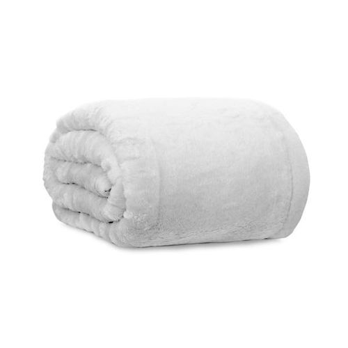 Cobertor microfibra Domani Raschel queen 220x240cm off white