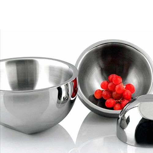 Bowl parede dupla em inox Prana Angle 20cm Bowl parede dupla em inox Prana Angle 20cm