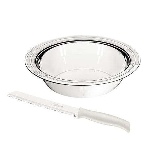 Jogo para pães Tramontina Ciclo 2 peças Jogo para pães Tramontina Ciclo 2 peças