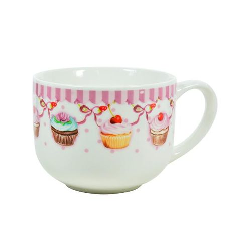 Caneca jumbo Wincy Poa 470ml cupcake